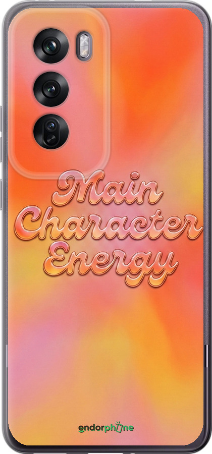 Силиконовый чехол Aura Gradient Main Character Energy Aesthetic Y2K для Oppo Reno12 Pro 5G - 6783u-3740 изображение 