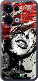 Силіконовий чехол Обличчя дівчини для Oppo Reno13 5G - 1162u-3944 изображение 