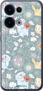 Силиконовый чехол Котята v3 для Oppo Reno13 5G - 1223u-3944 изображение 