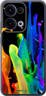 Силиконовый чехол брызги краски для Oppo Reno13 5G - 3957u-3944 изображение 