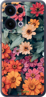 Силіконовий чехол Beauty flowers для Oppo Reno13 5G - 4050u-3944 изображение 