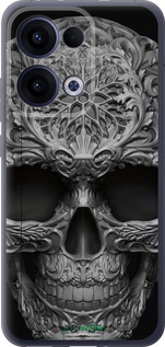 Силиконовый чехол skull-ornament для Oppo Reno13 5G - 4101u-3944 изображение 