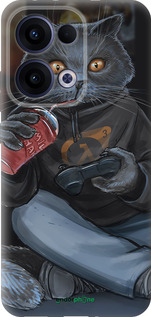 Силиконовый чехол gamer cat для Oppo Reno13 5G - 4140u-3944 изображение 