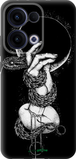 Силиконовый чехол Змея в руке для Oppo Reno13 5G - 4149u-3944 изображение 