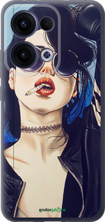Силиконовый чехол Девушка на стиле для Oppo Reno13 5G - 4151u-3944 изображение 