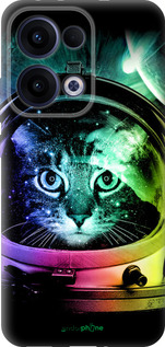 Силиконовый чехол Кот-астронавт для Oppo Reno13 5G - 4154u-3944 изображение 