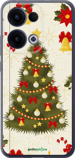 Силиконовый чехол Новогодняя елка для Oppo Reno13 5G - 4198u-3944 изображение 