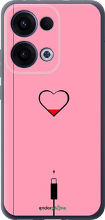 Силиконовый чехол Подзарядка сердца1 для Oppo Reno13 5G - 4275u-3944 изображение 