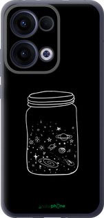 Силиконовый чехол Космос в банке для Oppo Reno13 5G - 4297u-3944 изображение 