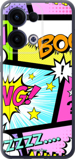 Силиконовый чехол Комикс 1 для Oppo Reno13 5G - 4407u-3944 изображение 