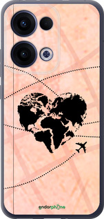 Силиконовый чехол Путешествуй для Oppo Reno13 5G - 4607u-3944 изображение 