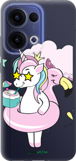 Силиконовый чехол Crown Unicorn для Oppo Reno13 5G - 4660u-3944 изображение 