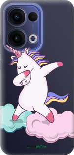 Силиконовый чехол Единорог для Oppo Reno13 5G - 4702u-3944 изображение 