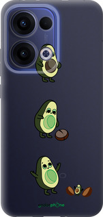Силиконовый чехол Авокадо 1 для Oppo Reno13 5G - 4857u-3944 изображение 
