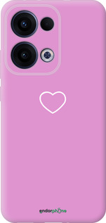 Силиконовый чехол Сердце 2 для Oppo Reno13 5G - 4863u-3944 изображение 