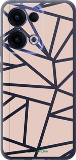 Силиконовый чехол Абстракция 2 для Oppo Reno13 5G - 4872u-3944 изображение 