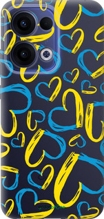 Силиконовый чехол Сердца UA для Oppo Reno13 5G - 5292u-3944 изображение 