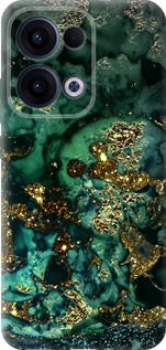 Силіконовий чехол Мармур золото багатство для Oppo Reno13 5G - 5419u-3944 изображение 