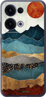 Силиконовый чехол Закат горы для Oppo Reno13 5G - 5434u-3944 изображение 