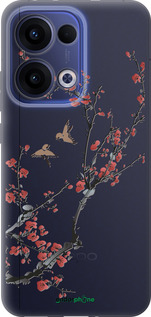 Силиконовый чехол Сакура v2 для Oppo Reno13 5G - 5538u-3944 изображение 