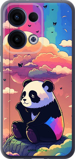 Силиконовый чехол Панда в облаках для Oppo Reno13 5G - 5585u-3944 изображение 