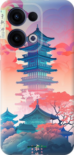 Силиконовый чехол Япония монастырь для Oppo Reno13 5G - 5590u-3944 изображение 