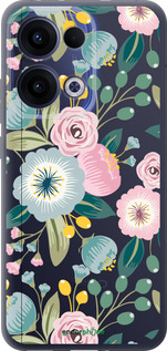 Силіконовий чехол Квіткові шпалери v2 для Oppo Reno13 5G - 5602u-3944 изображение 