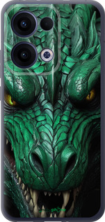 Силиконовый чехол 'Зелёный дракон v2' для Oppo Reno13 5G изображение 5