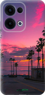 Силиконовый чехол Пальмы для Oppo Reno13 5G - 5873u-3944 изображение 