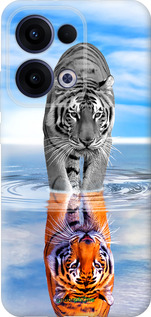 Силиконовый чехол Тигр для Oppo Reno13 5G - 6016u-3944 изображение 