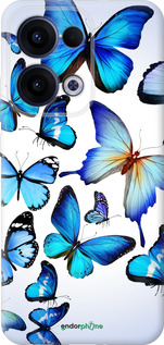 Силиконовый чехол Бабочки для Oppo Reno13 5G - 6023u-3944 изображение 