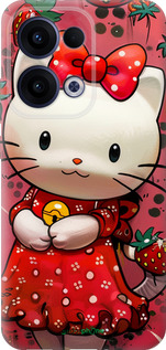 Силіконовий чехол hello kitty1 для Oppo Reno13 5G - 6036u-3944 изображение 