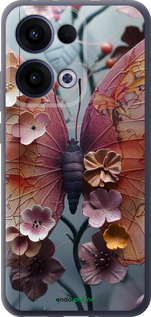 Силиконовый чехол Fairy Butterfly для Oppo Reno13 5G - 6048u-3944 изображение 