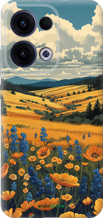 Силиконовый чехол Украинское поле для Oppo Reno13 5G - 6082u-3944 изображение 