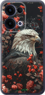 Силиконовый чехол Цветочный страж для Oppo Reno13 5G - 6102u-3944 изображение 