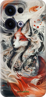 Силиконовый чехол Дух кицунэ' для Oppo Reno13 5G - 6107u-3944 изображение 