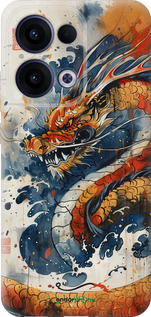 Силиконовый чехол Ярость дракона для Oppo Reno13 5G - 6112u-3944 изображение 