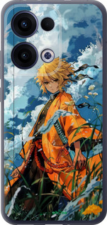 Силиконовый чехол Zenitsu Agatsuma для Oppo Reno13 5G - 6117u-3944 изображение 