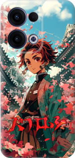 Силіконовий чехол Tanjiro Kamado для Oppo Reno13 5G - 6132u-3944 изображение 