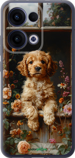 Силиконовый чехол Щенок cocker spaniel для Oppo Reno13 5G - 6136u-3944 изображение 