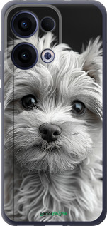 Силіконовий чехол Мальтипу на чорному фоні для Oppo Reno13 5G - 6156u-3944 изображение 