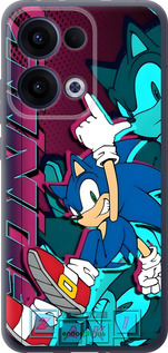 Силиконовый чехол Соник для Oppo Reno13 5G - 6284u-3944 изображение 