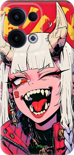 Силиконовый чехол Аниме демон для Oppo Reno13 5G - 6308u-3944 изображение 