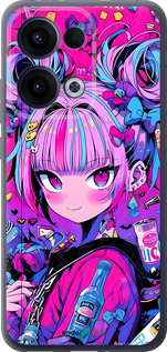 Силиконовый чехол Аниме милаха для Oppo Reno13 5G - 6314u-3944 изображение 