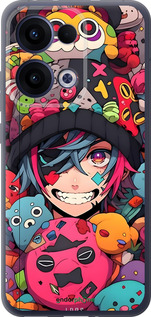 Силиконовый чехол Аниме парень для Oppo Reno13 5G - 6317u-3944 изображение 