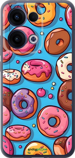Силиконовый чехол Пончики для Oppo Reno13 5G - 6318u-3944 изображение 