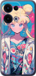 Силиконовый чехол Сейлор Мун 2 для Oppo Reno13 5G - 6351u-3944 изображение 