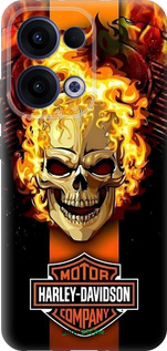 Силиконовый чехол Харлей девидсон для Oppo Reno13 5G - 6370u-3944 изображение 
