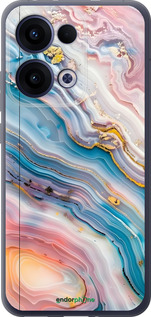 Силиконовый чехол Мрамор красивый для Oppo Reno13 5G - 6376u-3944 изображение 