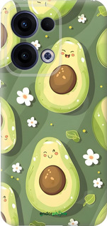 Силіконовий чехол Авокадо для Oppo Reno13 5G - 6380u-3944 изображение 